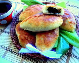 Пирожки печеные со щавелем