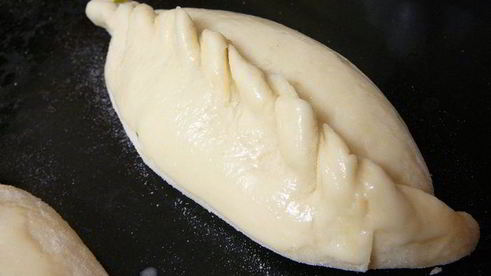 пирожки с грибами и зеленой гречкой