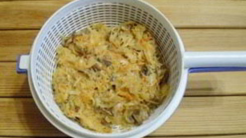 пирожки с капустой и грибами жареные