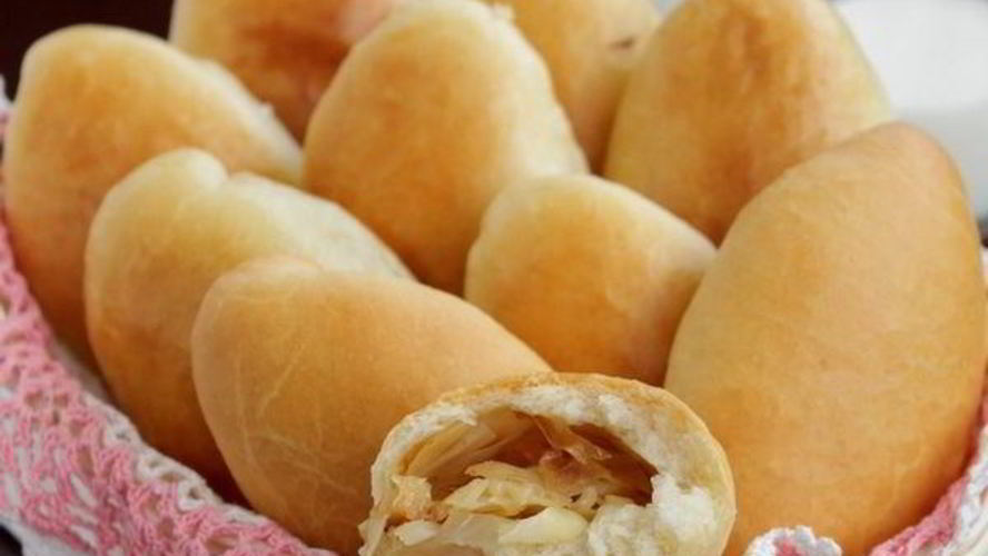 Рецепт пирожков с капустой постные