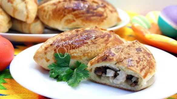 Рецепт Пирожков с курицей и грибами