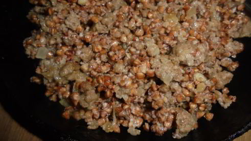 пирожки с мясом и гречневой кашей по-татарски