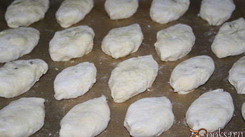 пирожки с мясом и сыром на творожном тесте в духовке