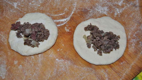 пирожки с мясом