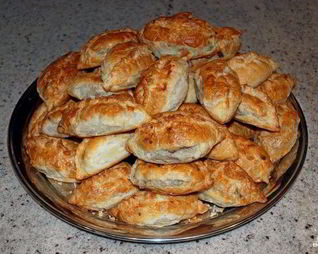 Пирожки с печенью и картошкой