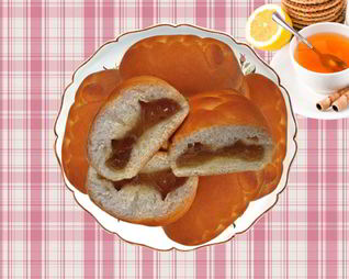 Пирожки с повидлом на кефире