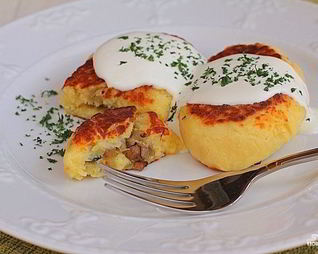 Постные картофельные пирожки