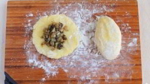 постные картофельные пирожки