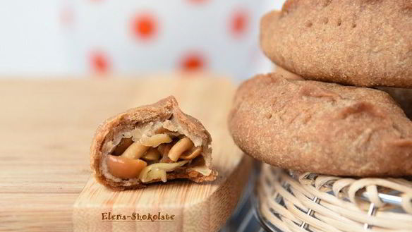 Рецепт Постных пирожков с маринованными опятами