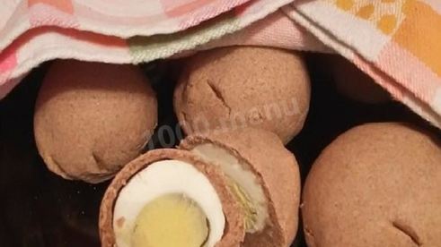 ржаные пирожки кокурки с яйцом