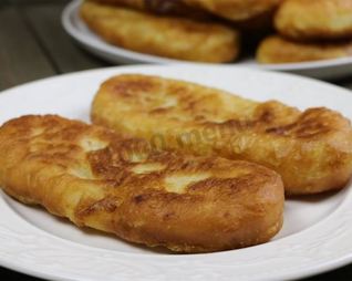 Тонкие пирожки с картошкой