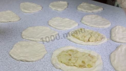 тонкие пирожки с картошкой