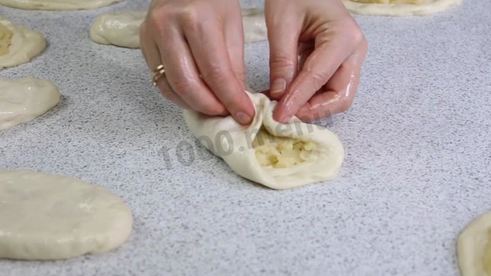 тонкие пирожки с картошкой