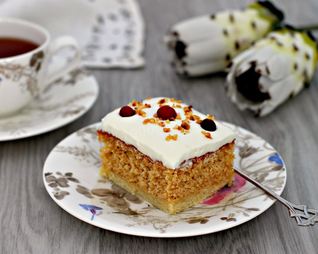 Баварские пирожные бисквитно песочные