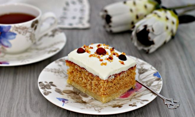 Баварские пирожные бисквитно песочные