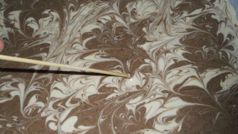 бисквитные пирожные с заварным кофейным кремом