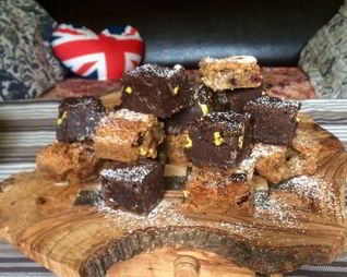 Блонди — белый брауни