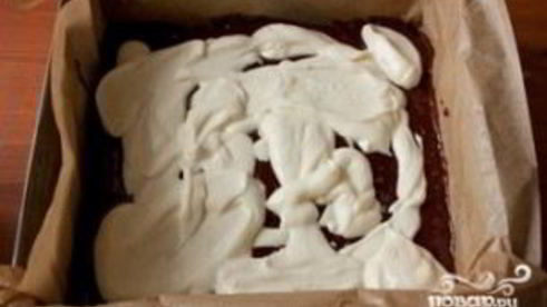 брауни со сливочным сыром