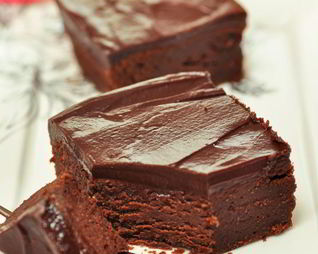 Брауниз с маскарпоне и ганашем