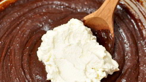 брауниз с маскарпоне и ганашем