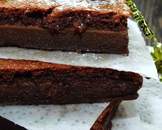 Мокрые шоколадные пирожные