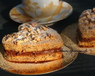 Пирожное Сердечное с шоколадным муссом