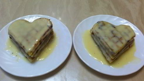 пирожные из домашних вафель