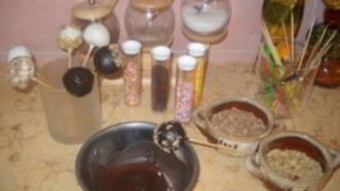 пирожные на палочке