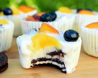 Пирожные Орео под йогуртом