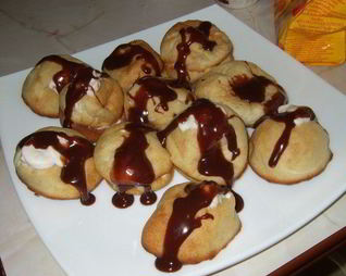 Пирожные с банановым кремом