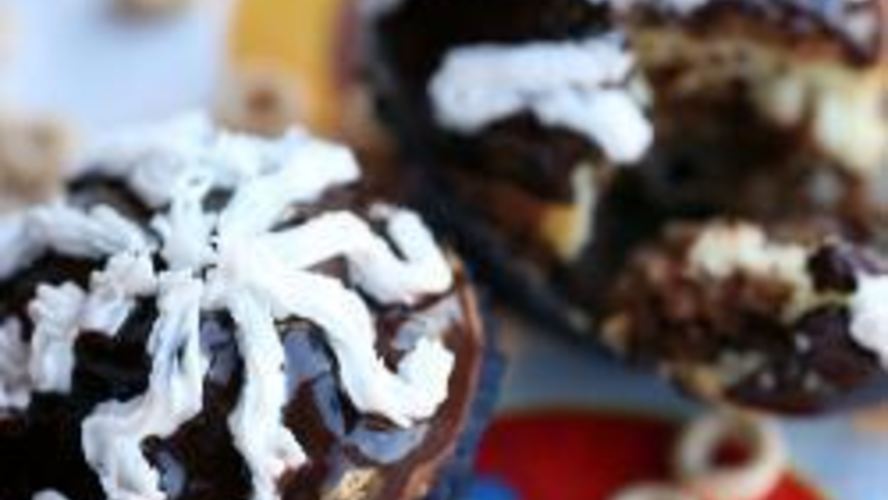 Рецепт пирожных зебра