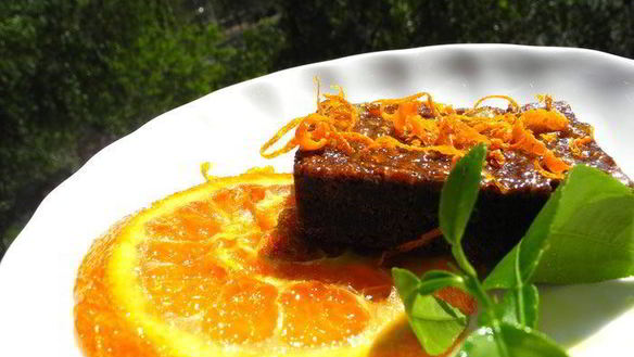 Рецепт Шоколадна-апельсиновых пирожные Летим