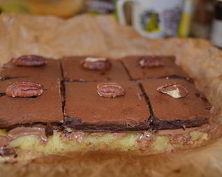 Шоколадно-лимонные пирожные