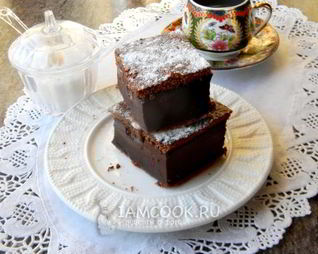 Шоколадное пирожное