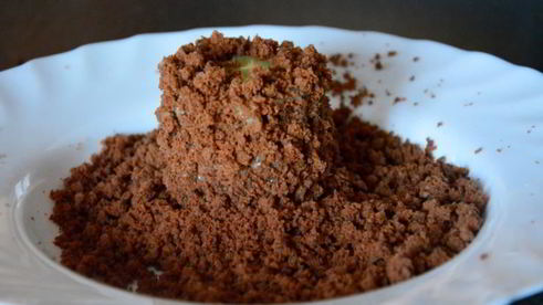 шоколадные пирожные с кумкватами