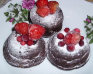 Шоколадные пирожные