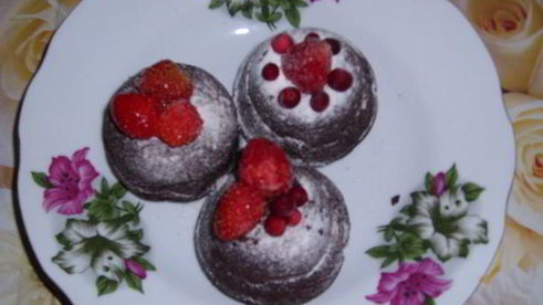 шоколадные пирожные