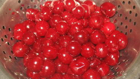 творожные пирожные с вишней