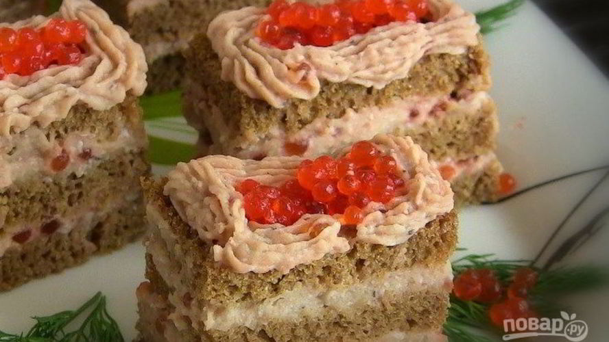 Рецепт закусочных пирожных из сельди