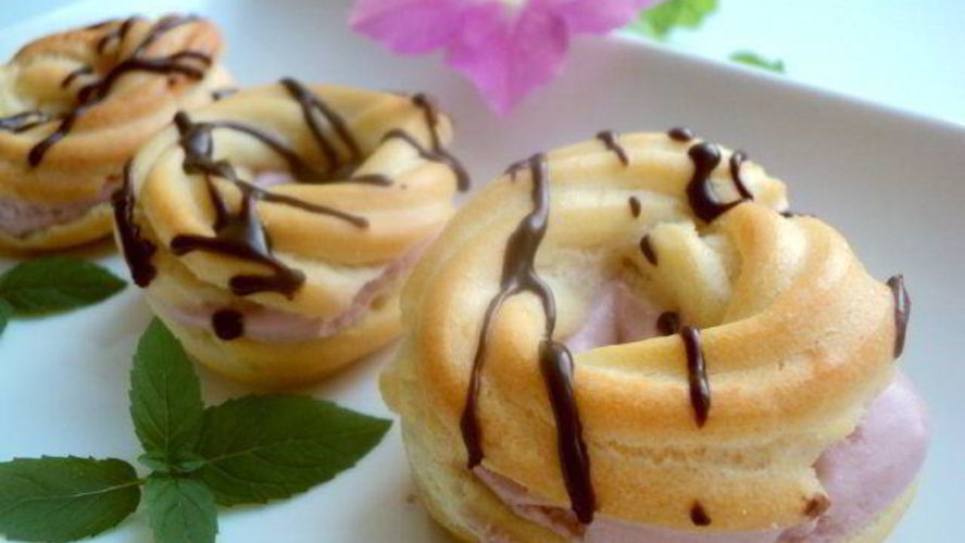 Рецепт заварных пирожных нежность