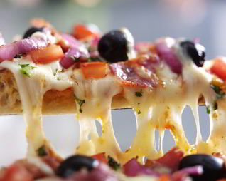 Быстрая пицца на сковороде