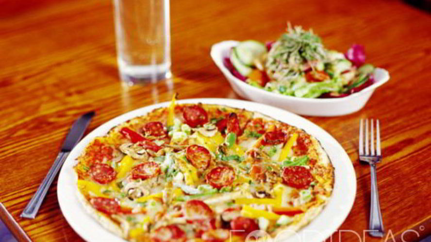 Рецепт диетической пиццы из тонкого лаваша