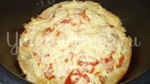 домашняя пицца из мультиварки