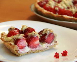 Клубничная пицца