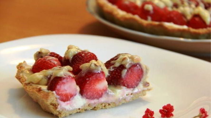 Рецепт клубничной пиццы