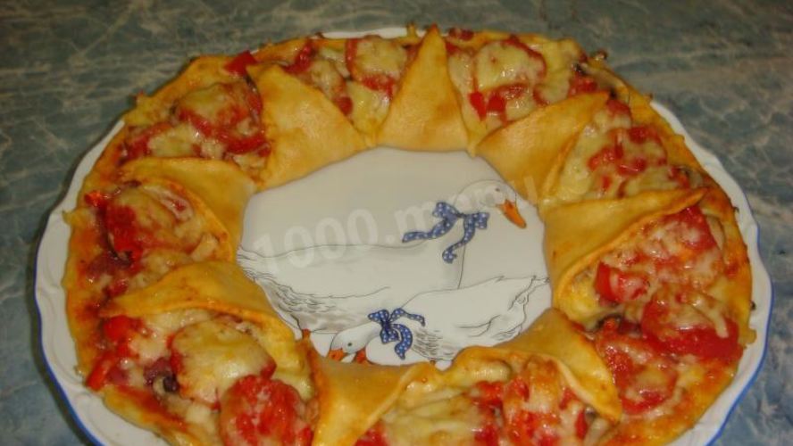 Рецепт королевской пиццы в духовке