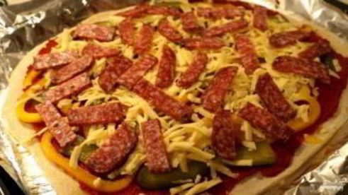 легкая пицца