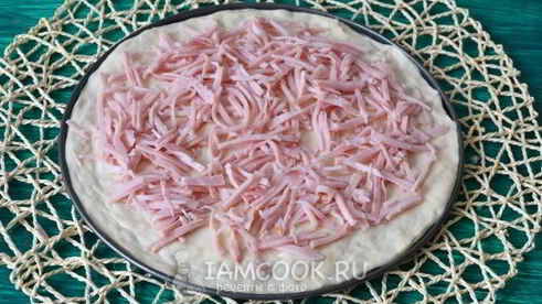 новогодняя пицца петушок