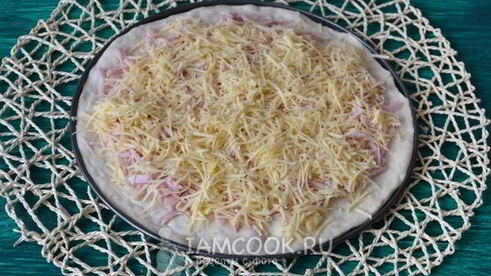 новогодняя пицца петушок