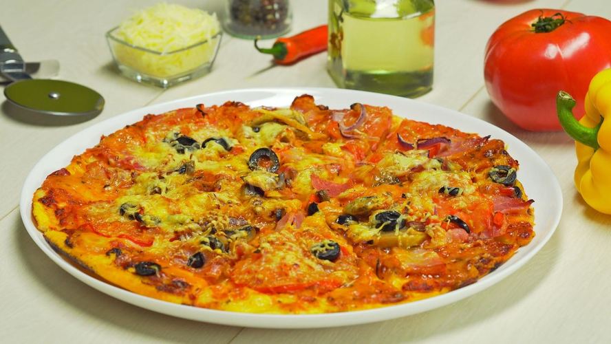 Рецепт пиццы два сыра три мяса